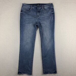 Not Your Daughter Jeans Womens 12 Blue Sheri Slim Medium Wash NYDJ Denim